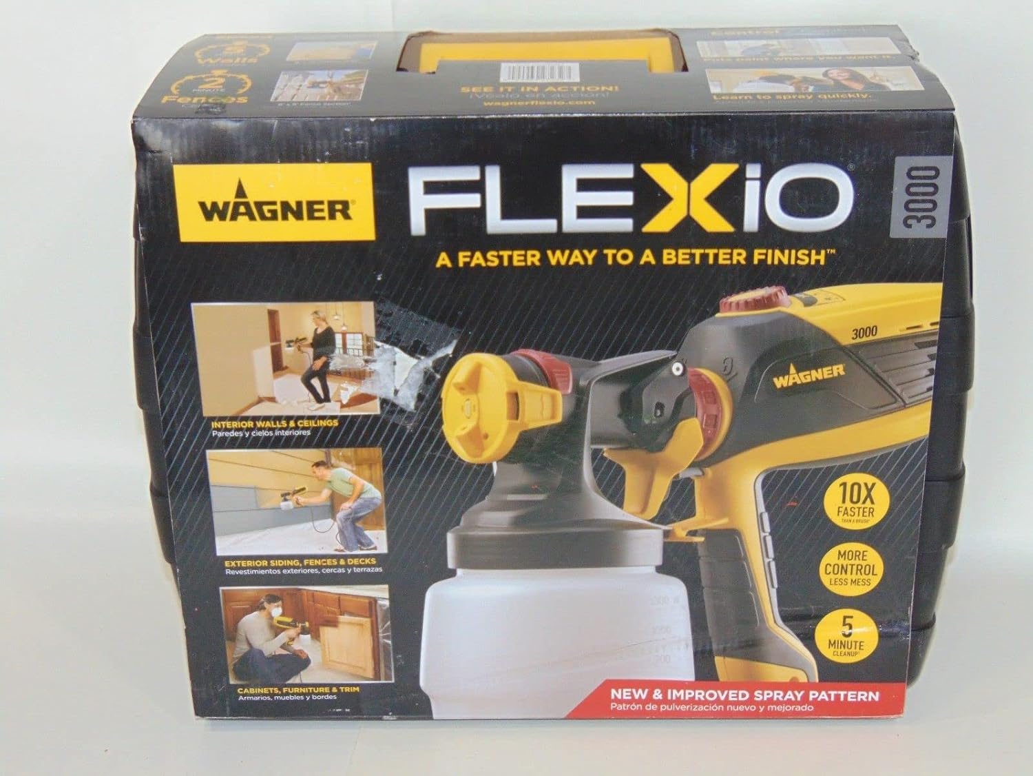 Wagner FLEXiO 3000 HVLP Paint Sprayer